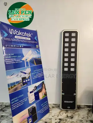 160w Wakatek All in One Solar Street Light Available