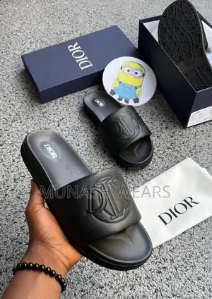 Dior Leather Charms Sole Slide