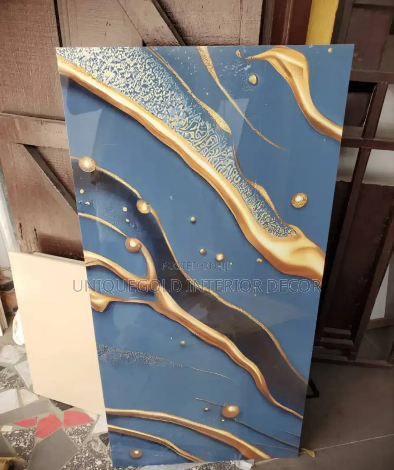Indian 60x120 Sky Blue Design.