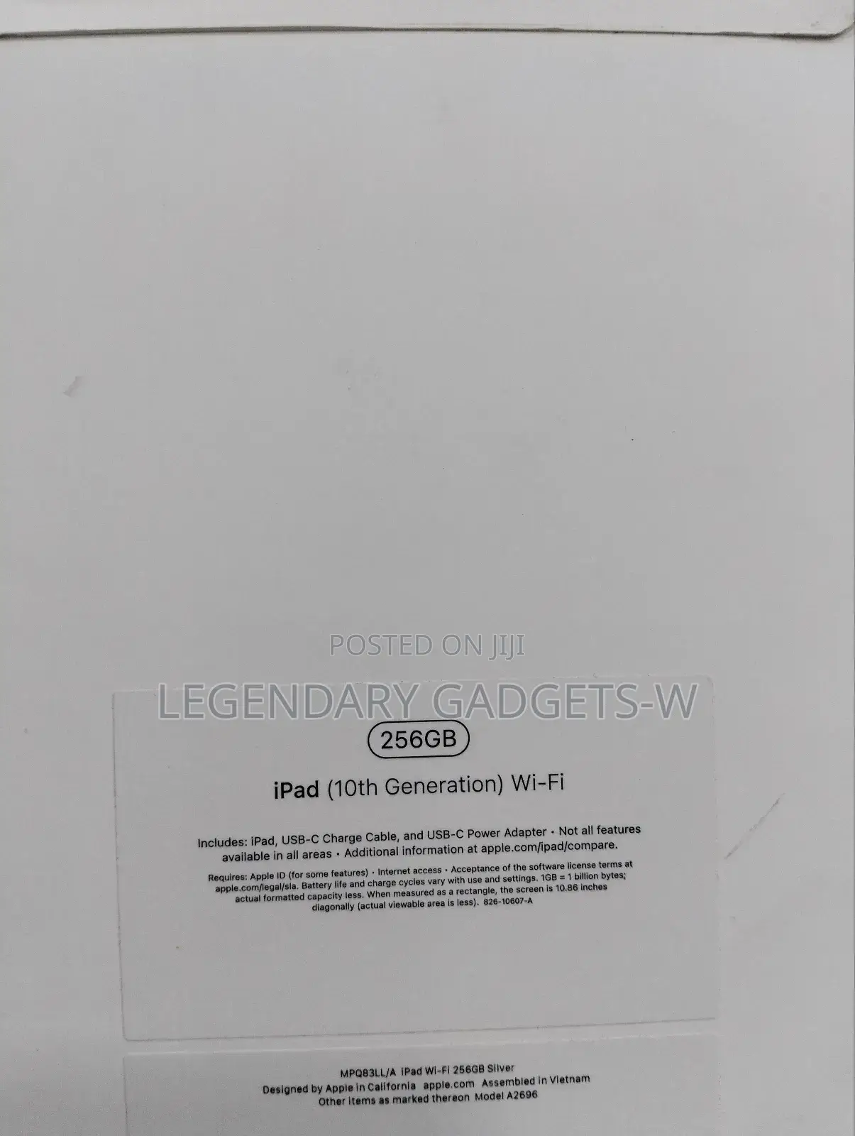 New Apple iPad (2022) 256 GB