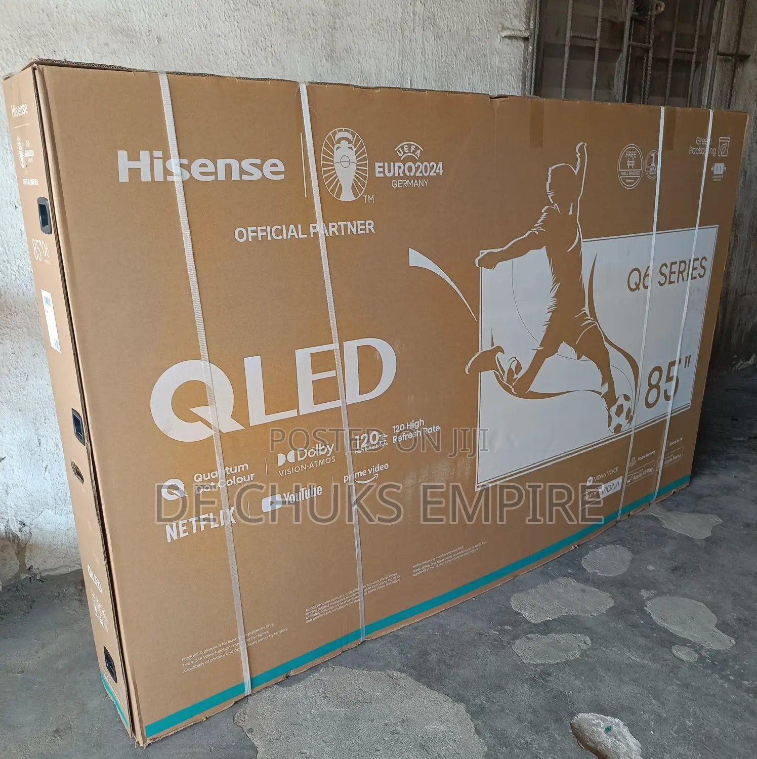 Hisense 85"Inch Qled Smart(Quantum+120 High Refresh Rate)