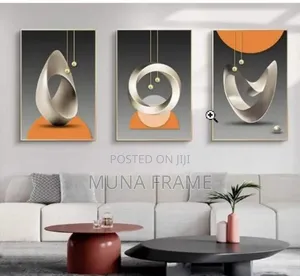 Abstract 3 Sets of Wall Artwork Design