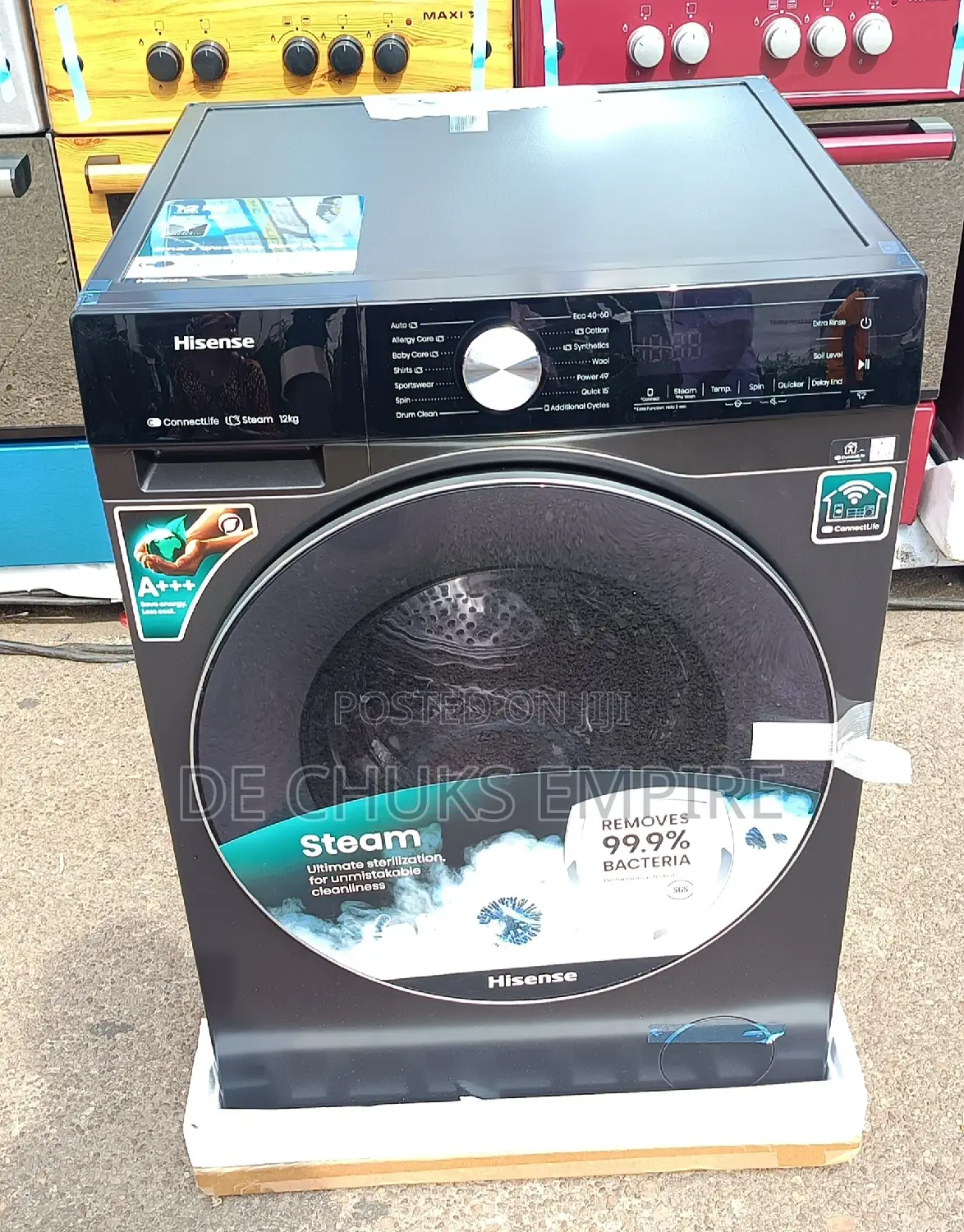Hisense(12kg) Inverter Frontloader Automatic Washer & Spin