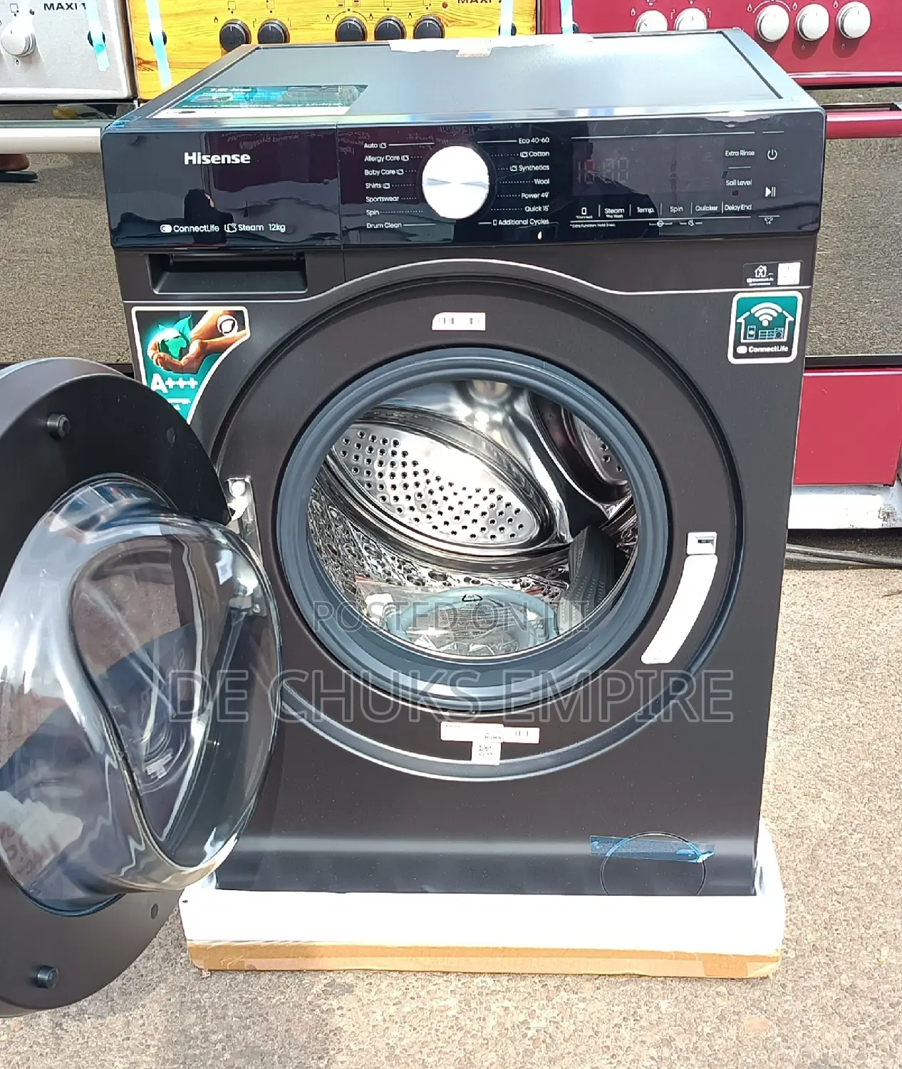 Hisense(12kg) Inverter Frontloader Automatic Washer & Spin