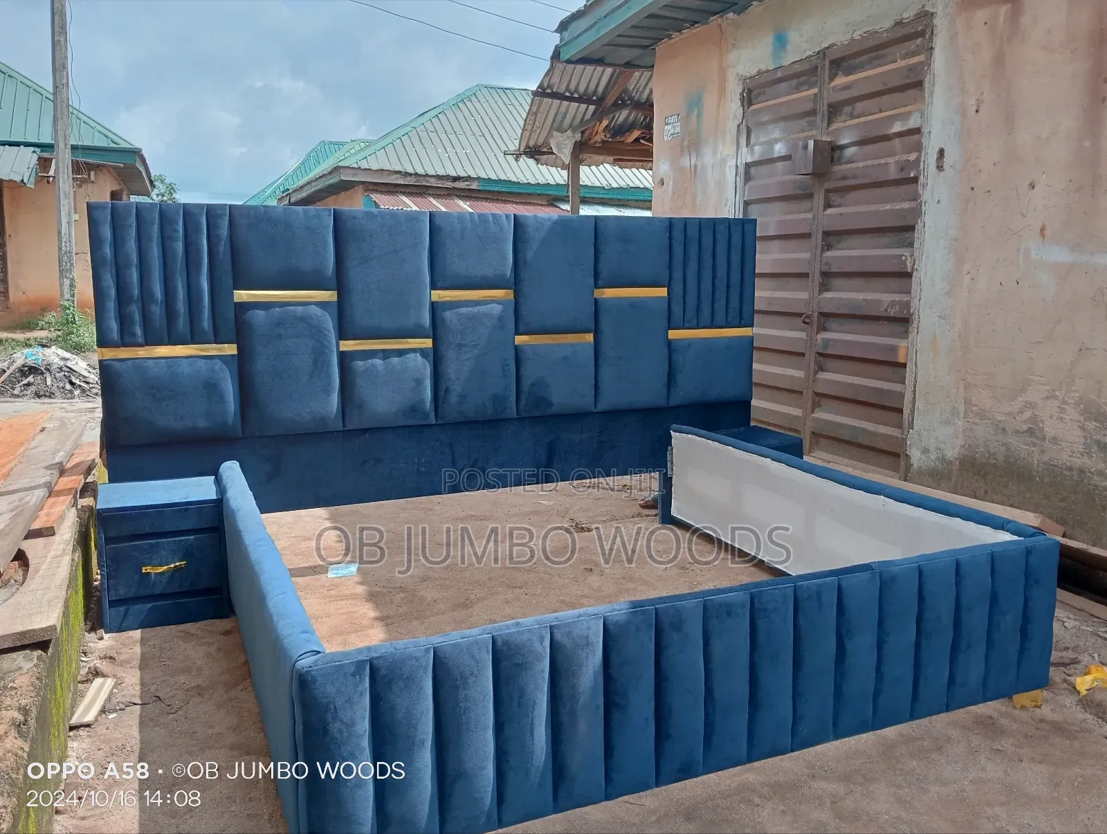 Luxury Bedframe With Bedside Extensions