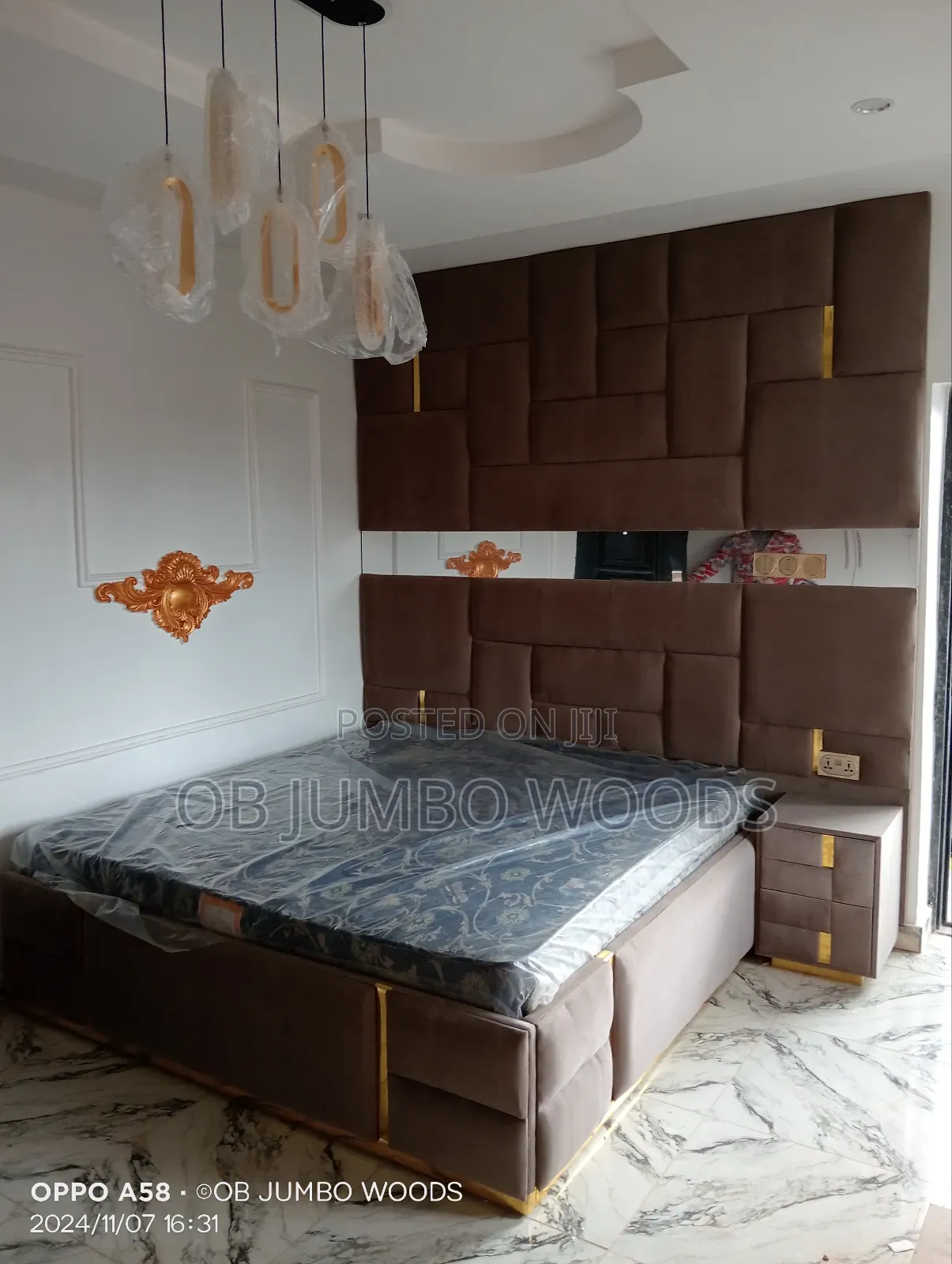 Luxury Wall to Wall Panel Bedframe