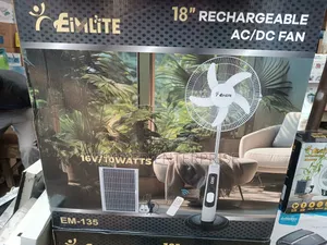 Eimlite Rechargeable Standing Fan - 18 Inches