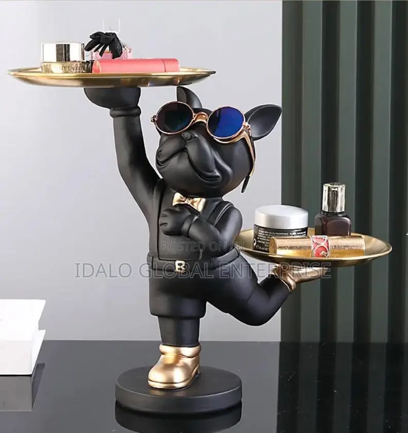 French Dog Figurine Ornaments