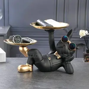 French Dog Figurine Ornaments