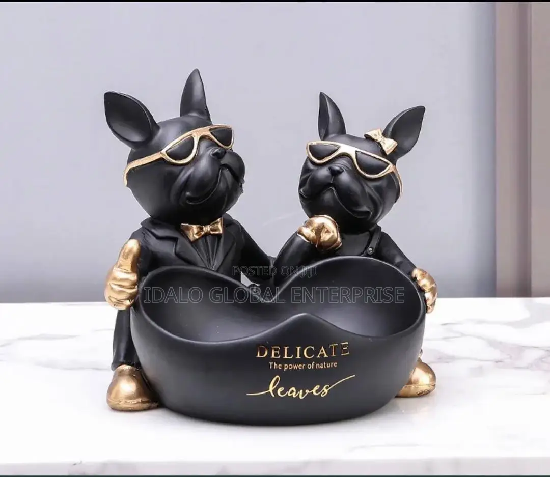 French Dog Figurine Ornaments