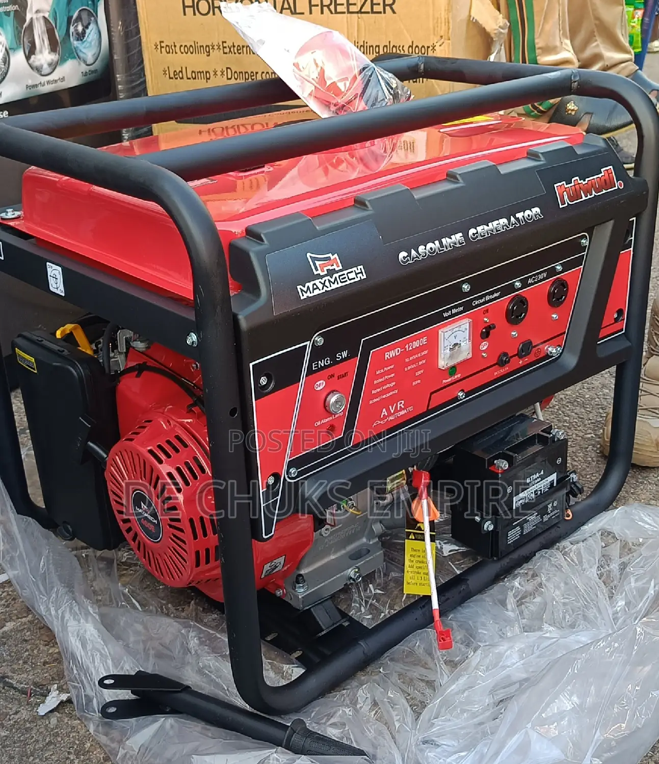 Maxmech 5.5KVA 100% Copper Key Starter Generator | RWD-6500E