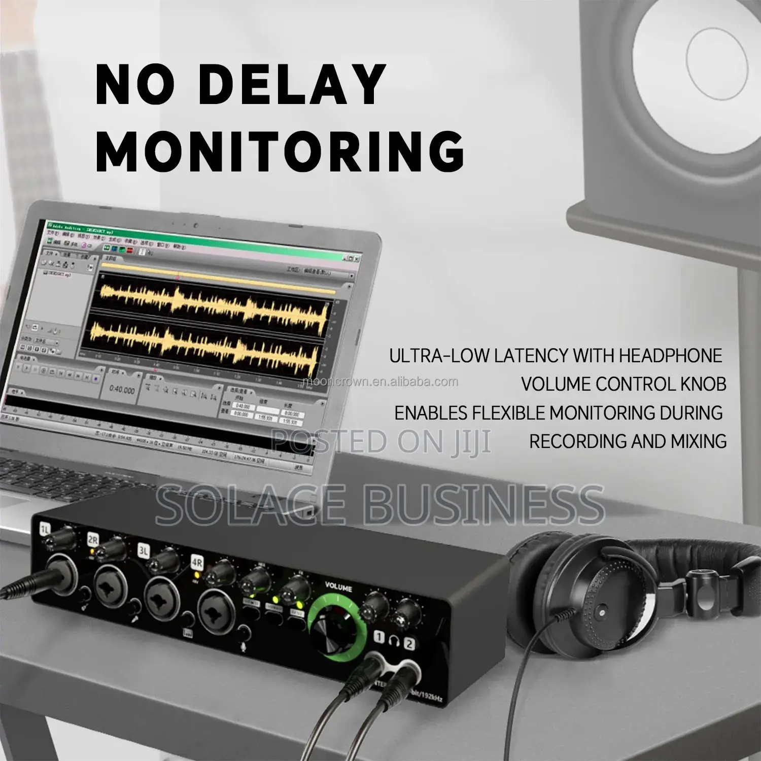 Gax-Md44 Audio Interface 4 Input 4 Output Music Recording