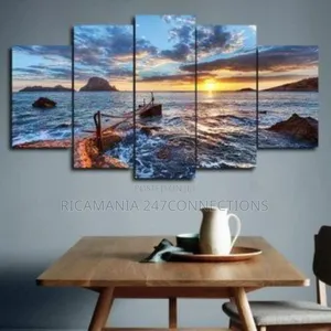 Photo - 5 Panels Abstract Canvas Print