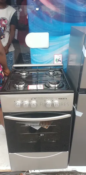 Maxi 50/50cm 4 Burner Gas Cooker With Oven