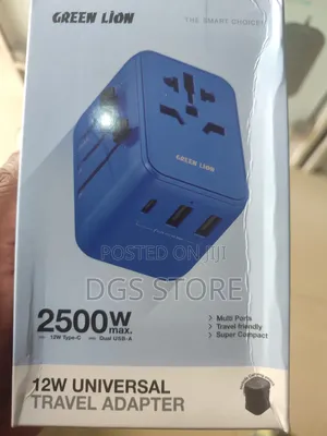 Photo - Green Lion 2500w Max 12w Universal Travel Adapter