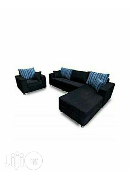 L Shape Fabrics Made Sofas