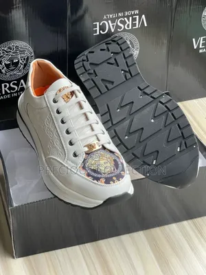 Men's Versace Leather Lace Up Shoes