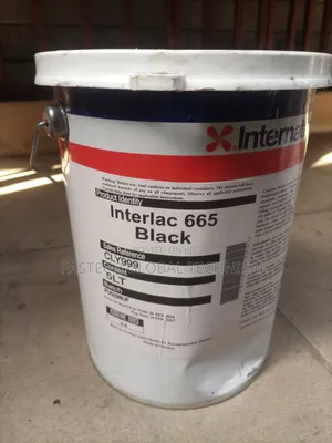 International Interlac 665 Black 5L Marine Paint
