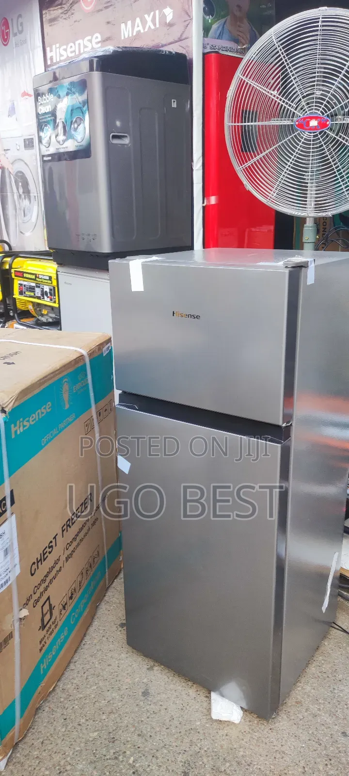 Hisense Double Door Fridge Model Ref 172 1 Yr Warrenty