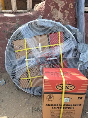 OX Standing Industrial Standing Fan Copper Coil 26"