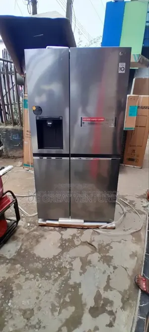 Photo - New LG Inverter Side by Side Fridge (674L) Ice Dispenser