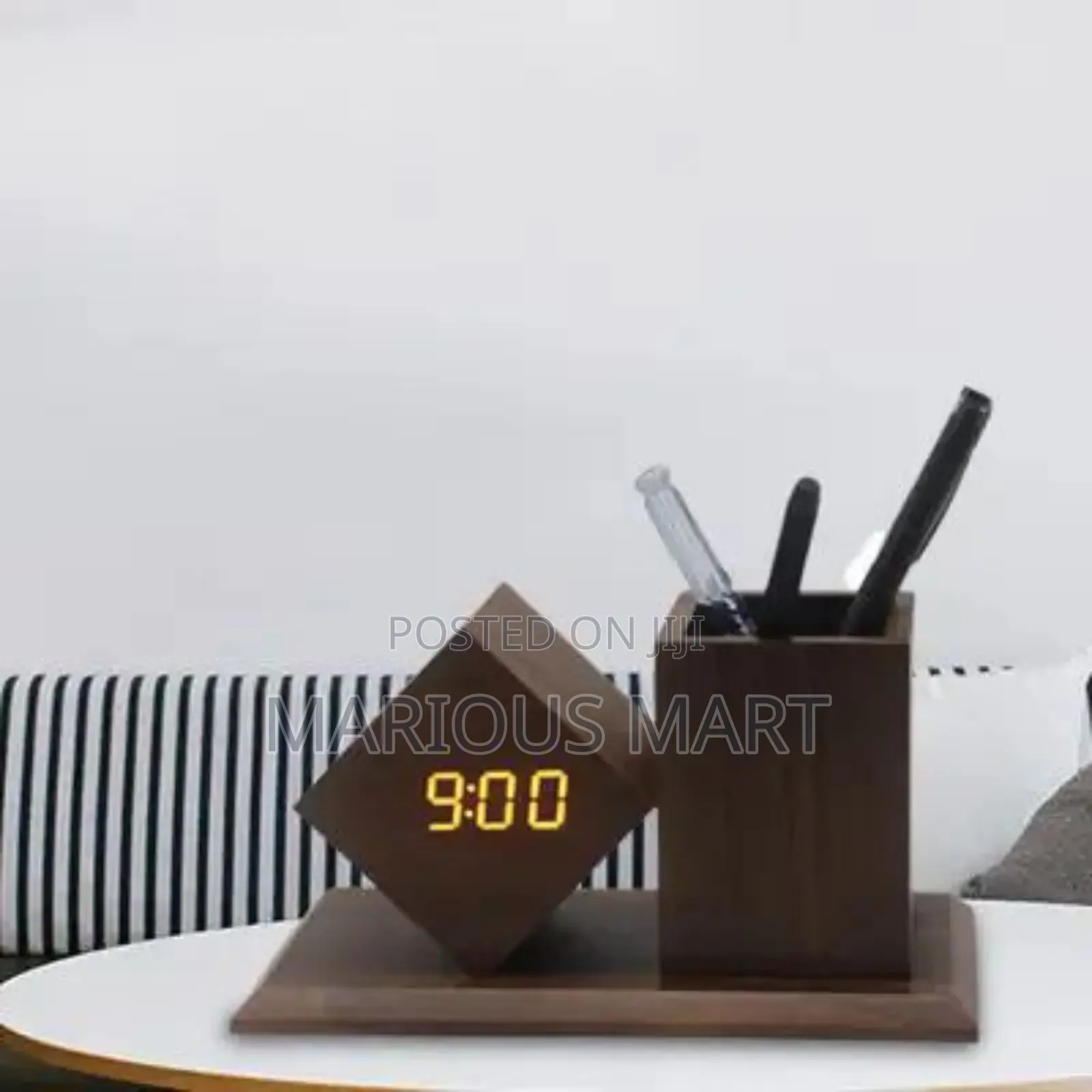Wooden Digital Alarm Clock