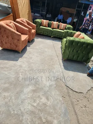 Padded Set of 7 Seaters Sofa.