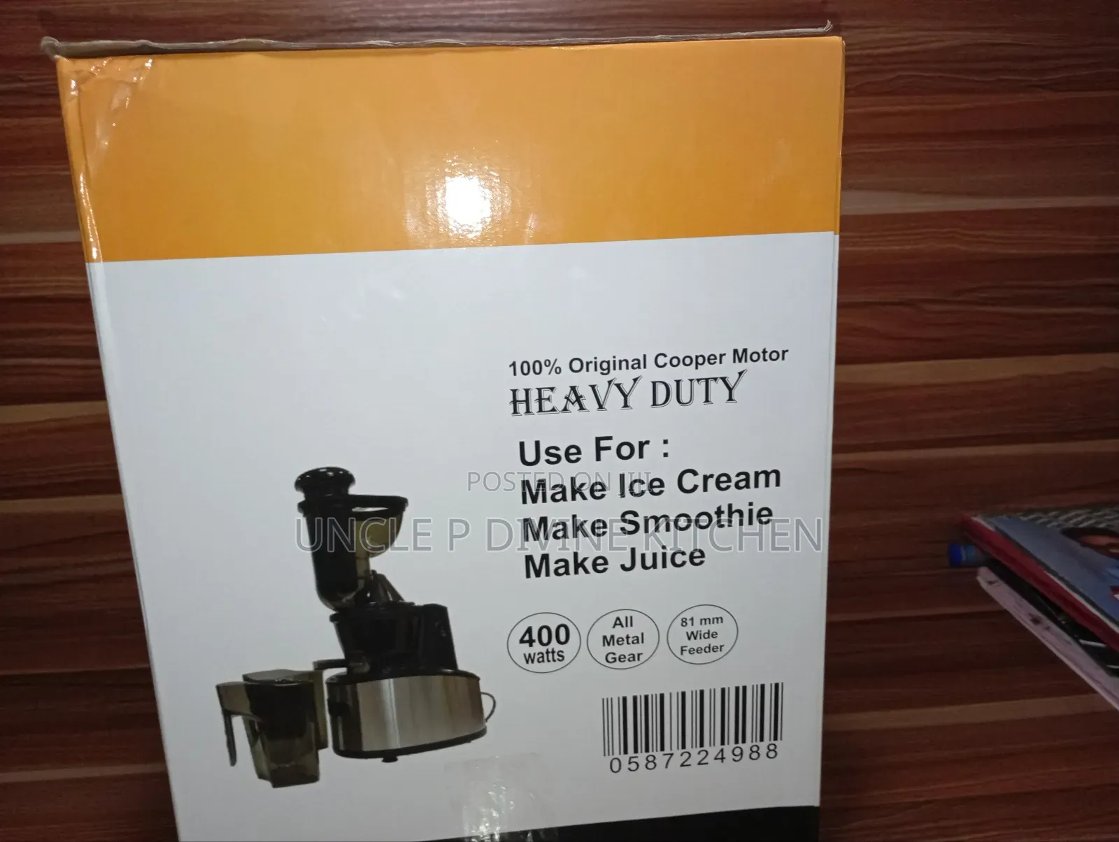 Star Tee Coldpress Masticating Heavy Duty Slow Juicer, 400w.