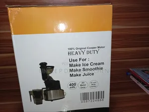 Star Tee Coldpress Masticating Heavy Duty Slow Juicer, 400w.