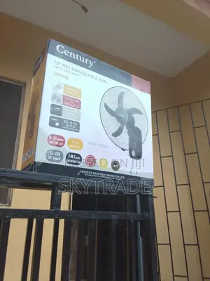Century 18" Wall Mounted Rechargeable Fan
