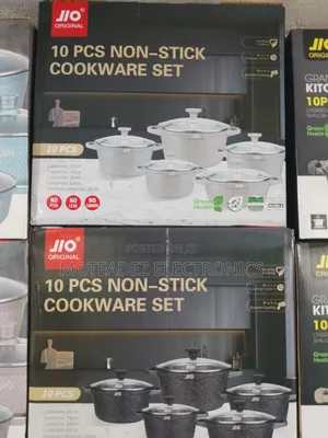 Jio Original 10pcs Granite Coating Non Stick Cookware Sets