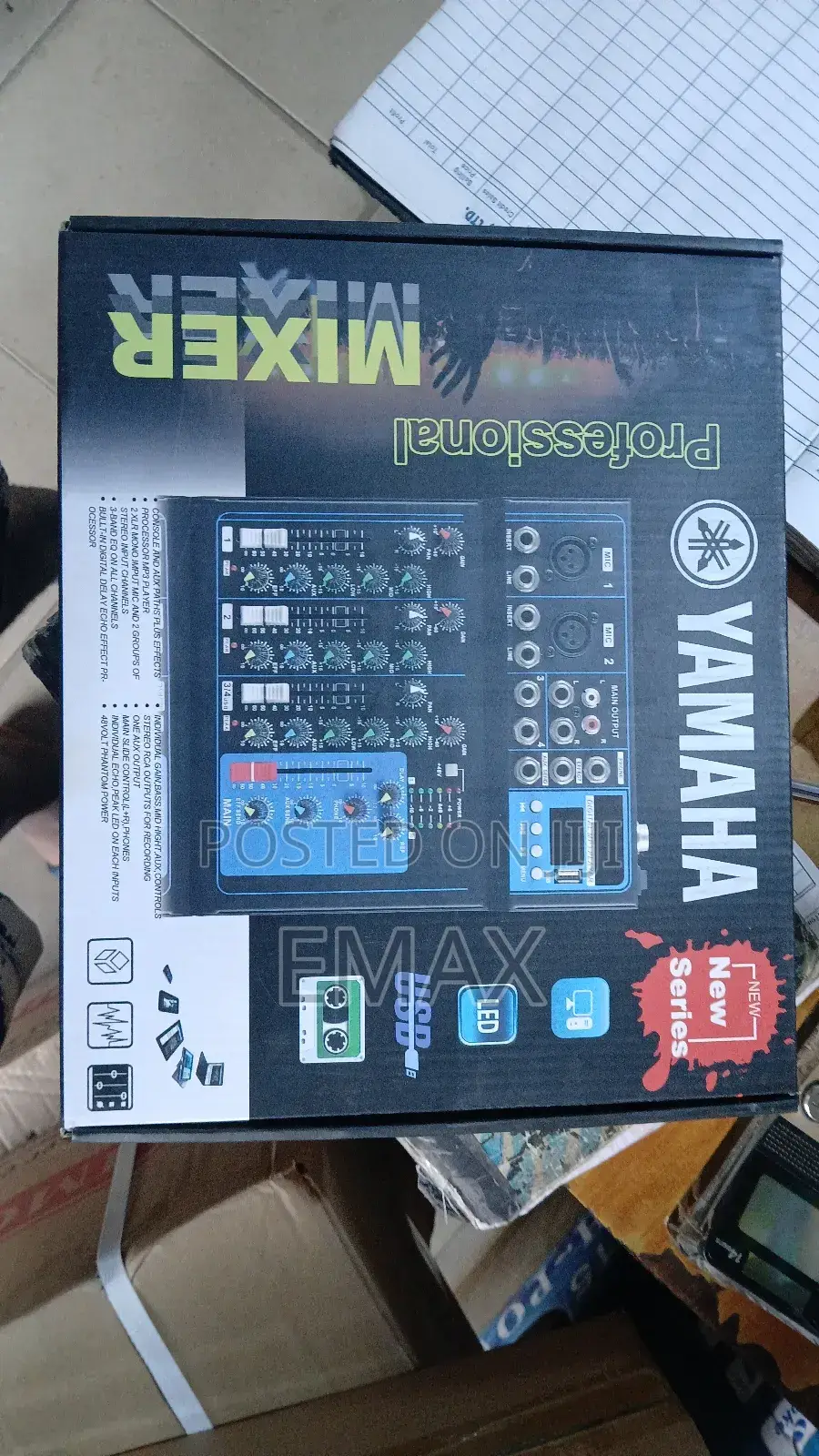 Four Channel Professional Mixer Computer Stage Recording USB
