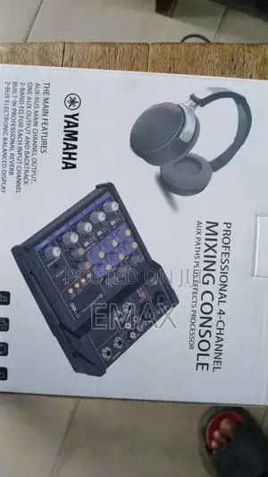 Mini DJ Mixer With UHF Four Channel Audio Bluetooth