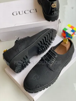 Men's Gucci Fabric Lace Up Shoes
