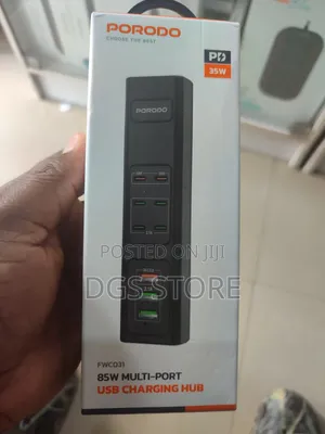 Porodo Fwc031 85w Multi Port USB Charging Hub PD 35w