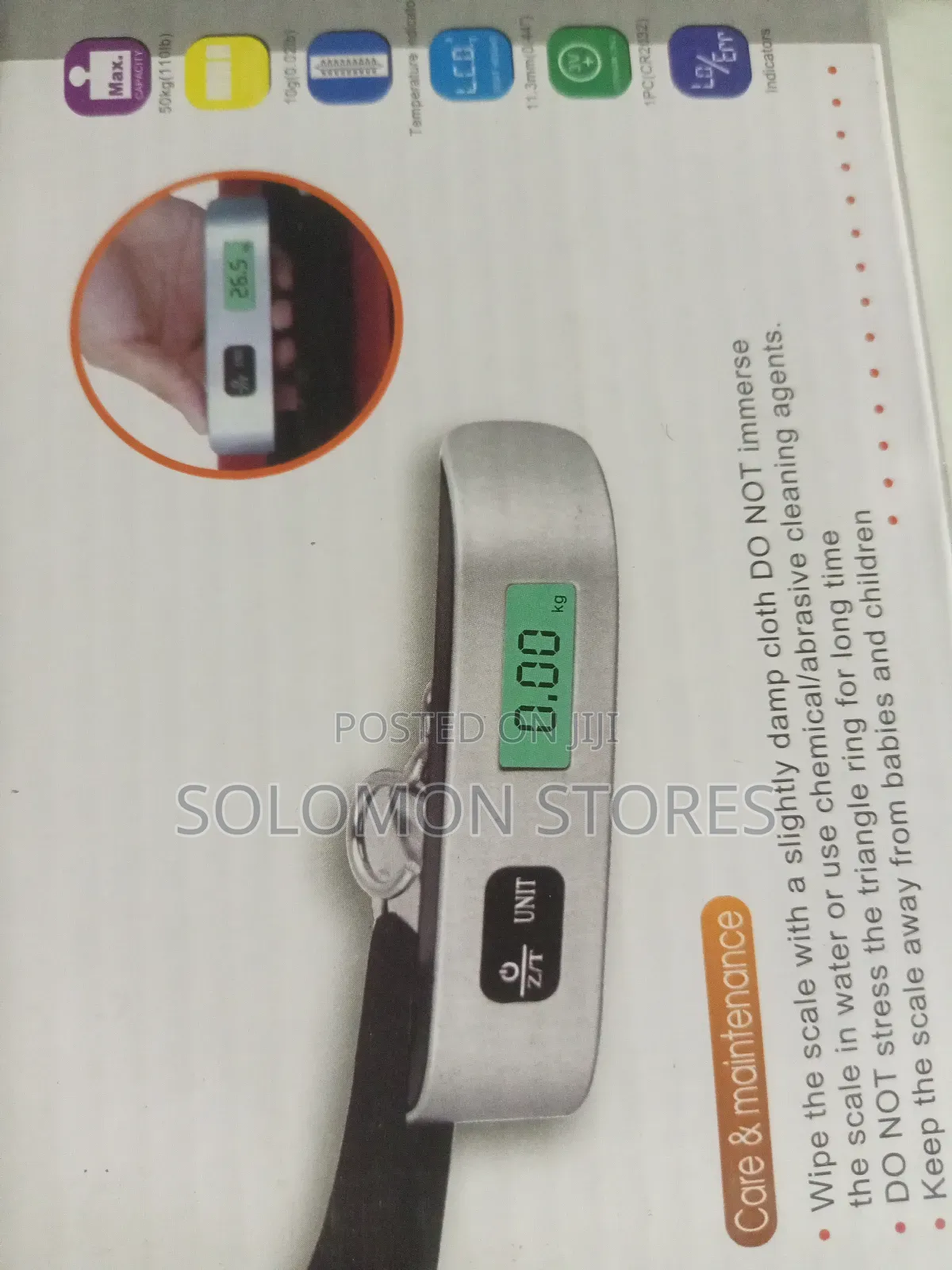 Digital Hand Scale With Battery