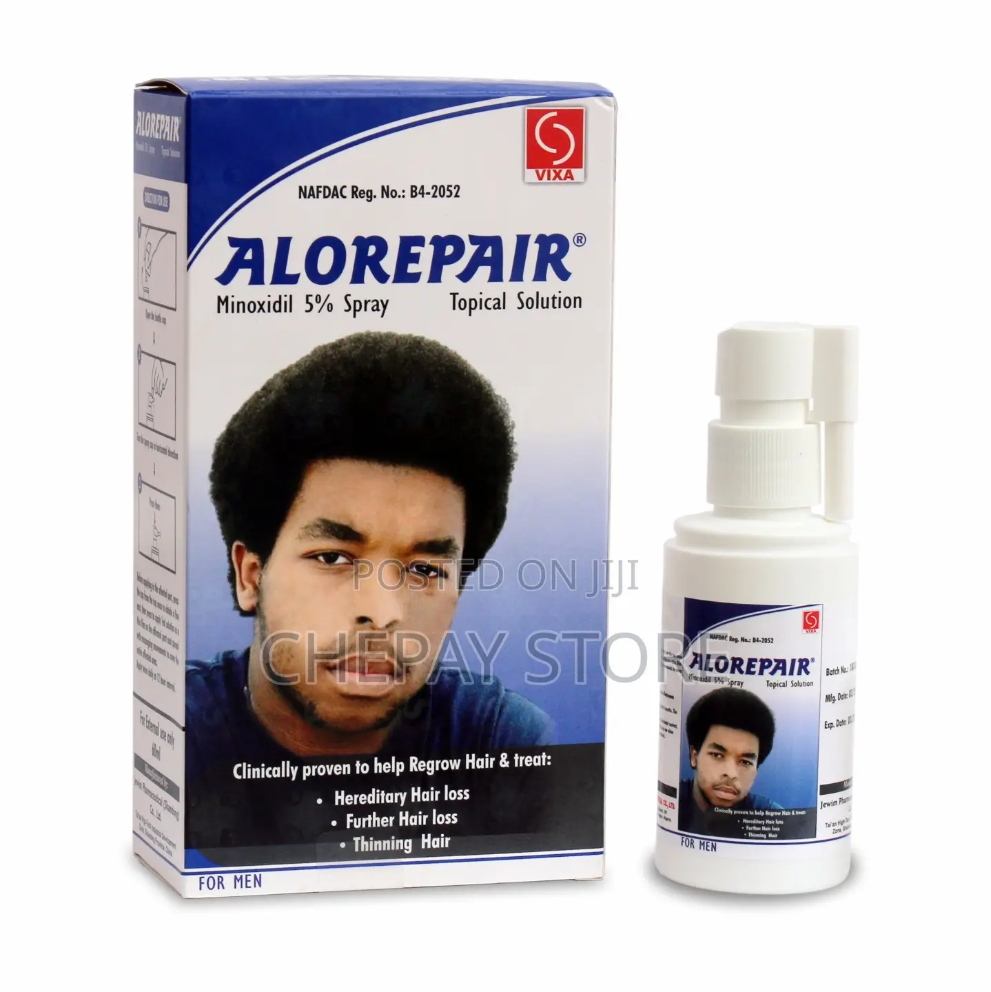 Alorepair Minoxidil 5% Spray Solution