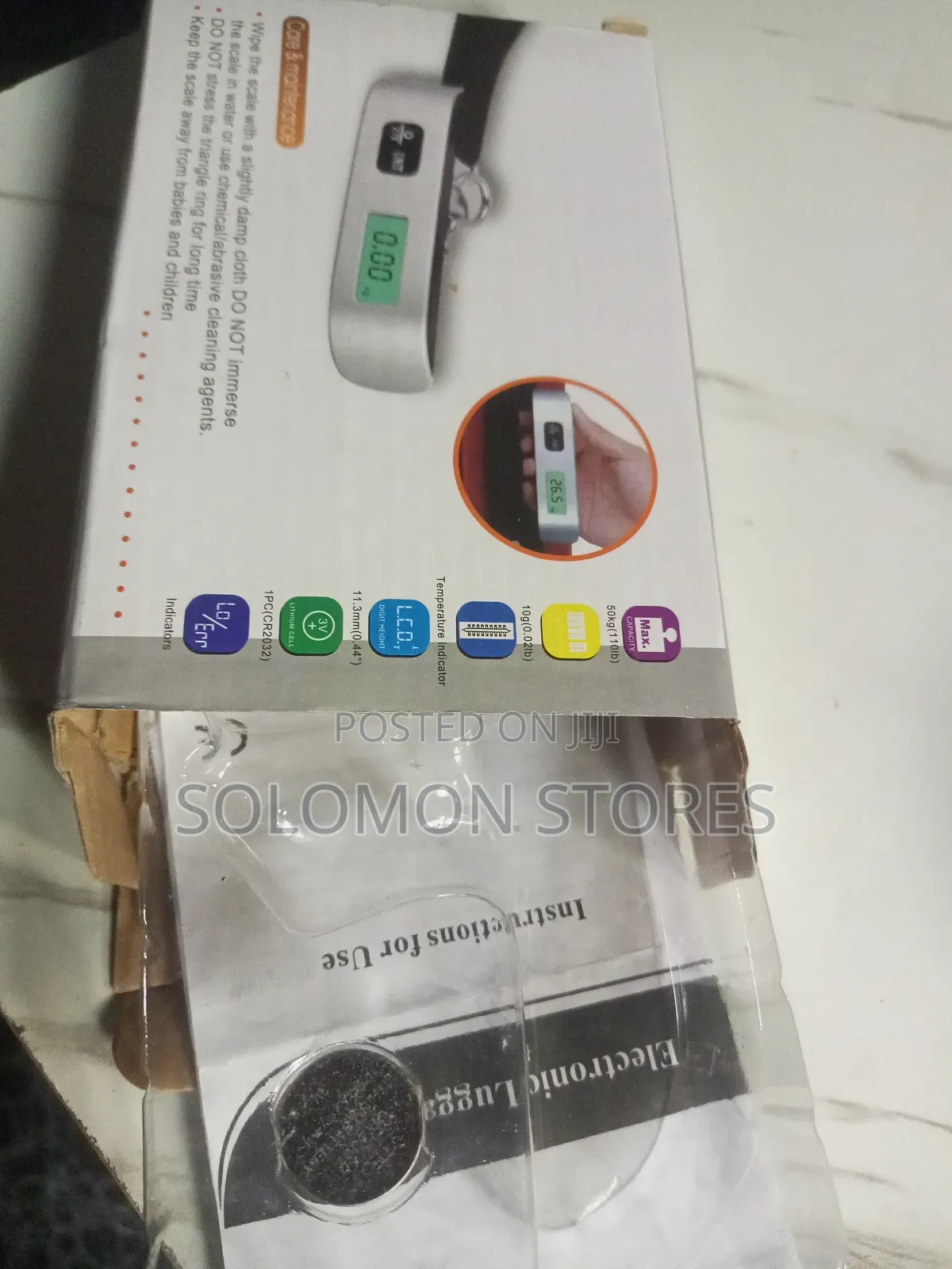 Digital Hand Scale With Battery