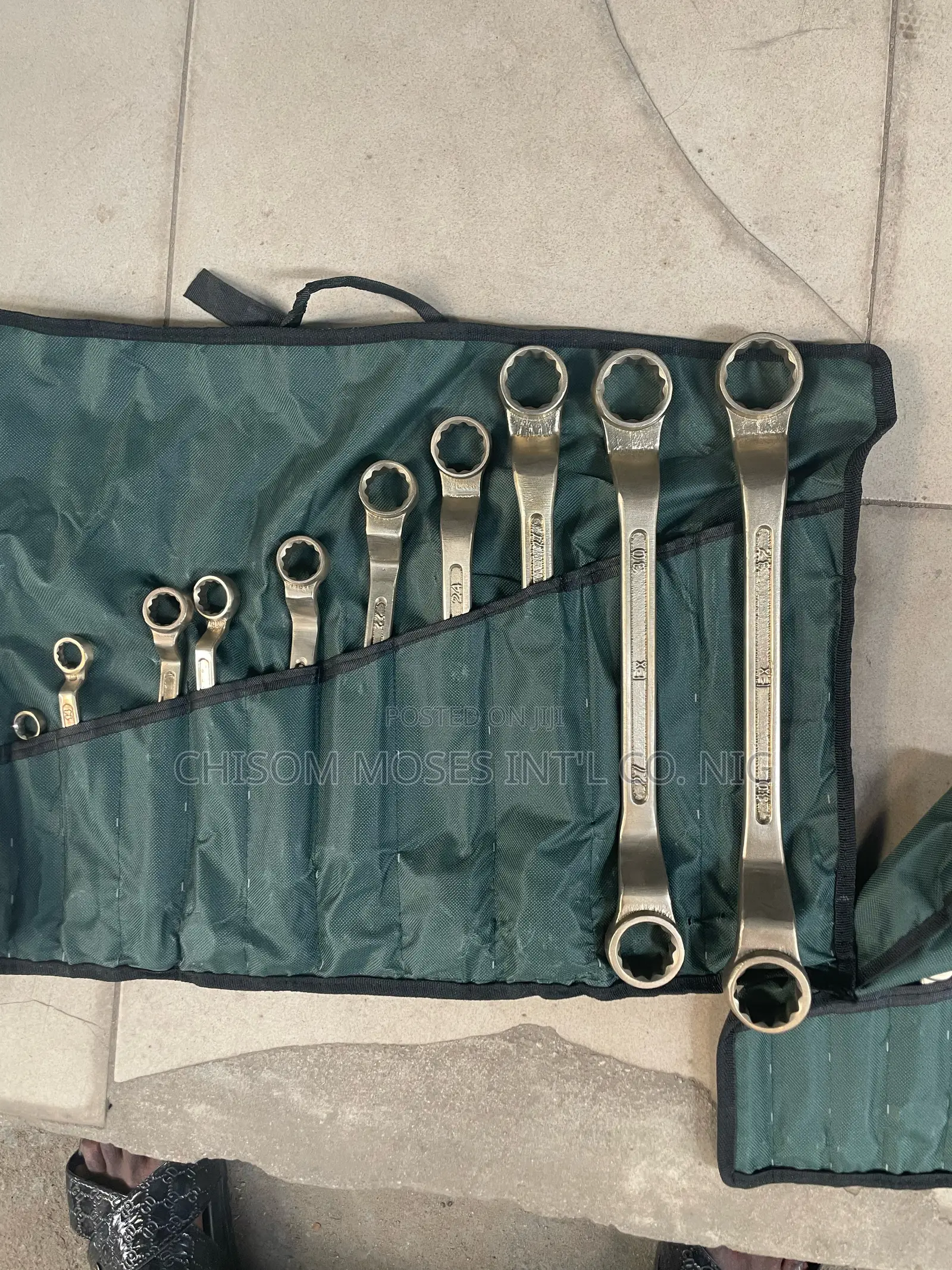 Brass/Non Spark Ring Spanner Set