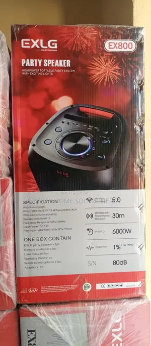Exlg Ex800 Party Speaker