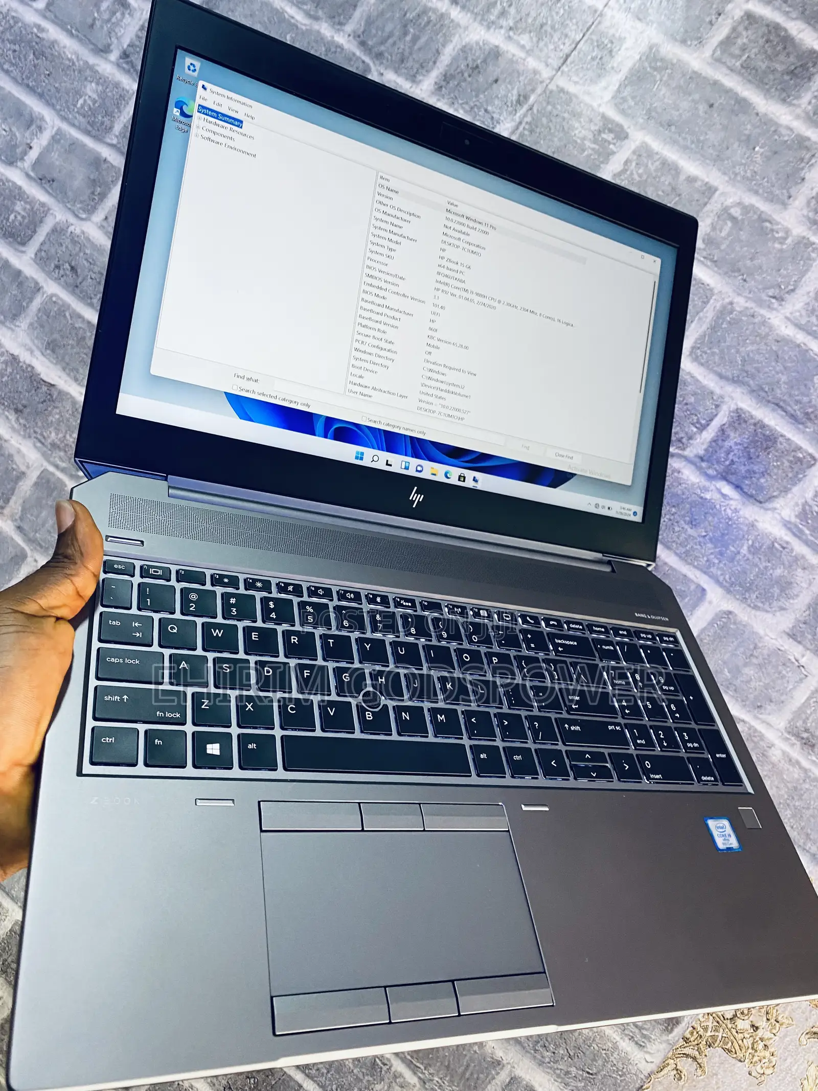 Laptop HP 32GB Intel Core I9 HDD+SSD 1T
