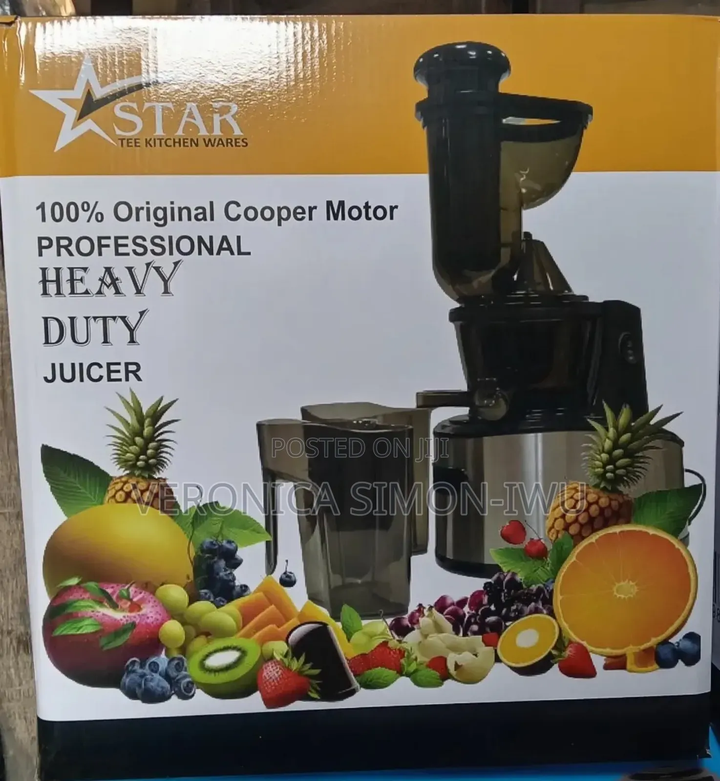 Star Juice Extractor and Yam Pounder With Two Filters