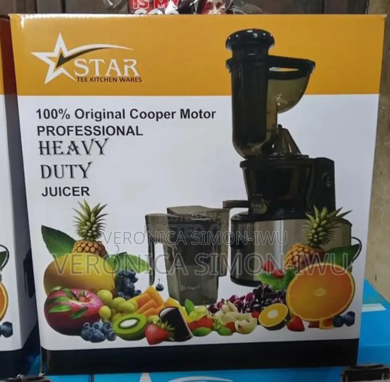 Star Juice Extractor and Yam Pounder With Two Filters