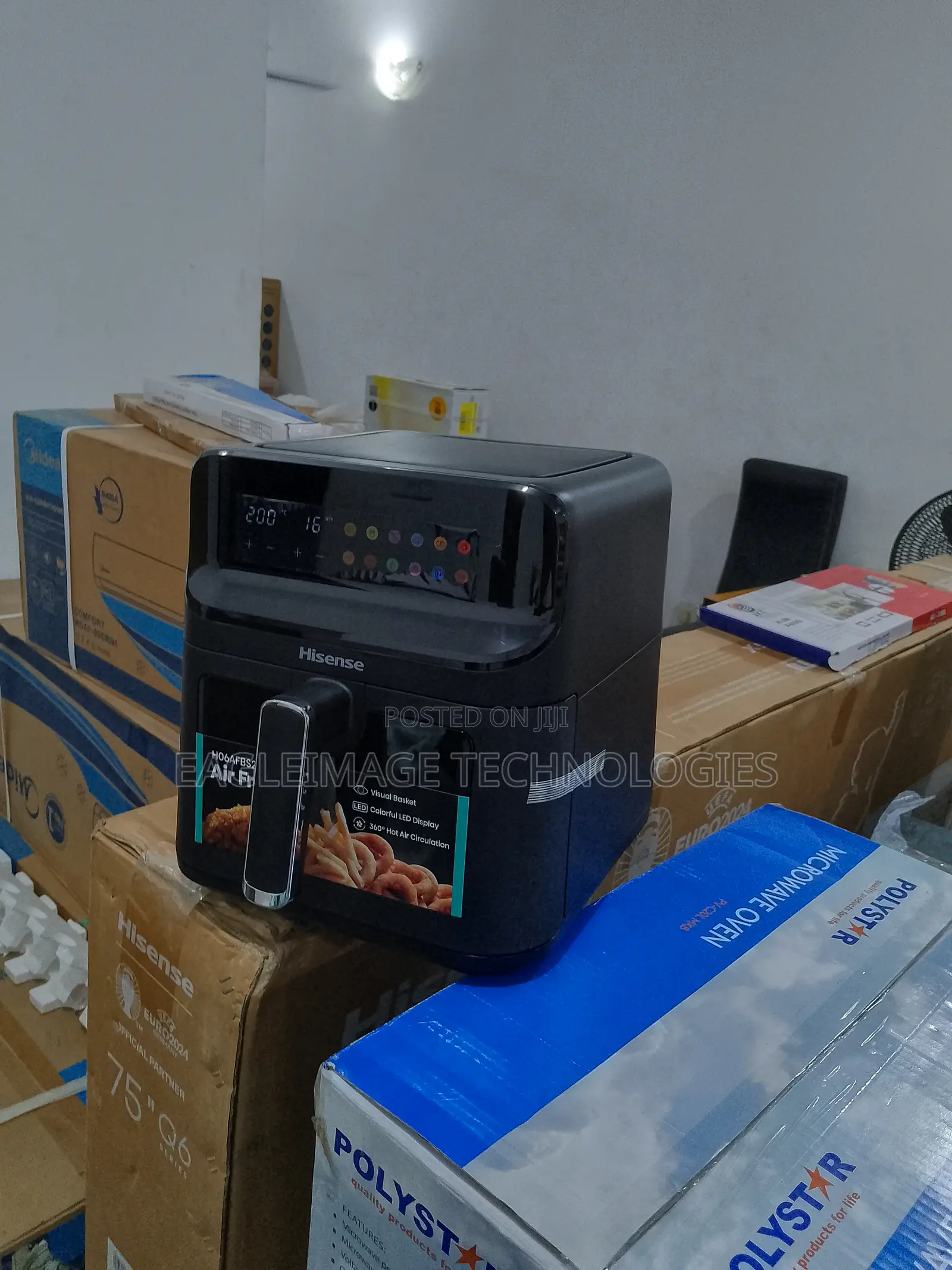 Great Value Hisense 6.7L(H06afbs2s3) Airfryer