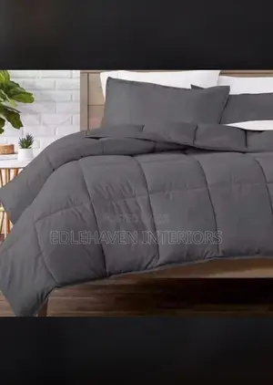 Gray Polish Duvet Cover