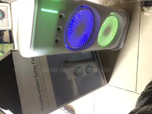 Double Ended Spray Rotating Fan, Maximum Cooling
