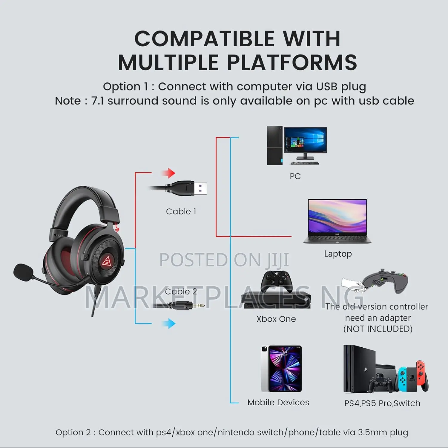 EKSA E900 Pro USB Gaming Headset
