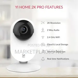 YI Pro Home Security Camera With Smart Detection App