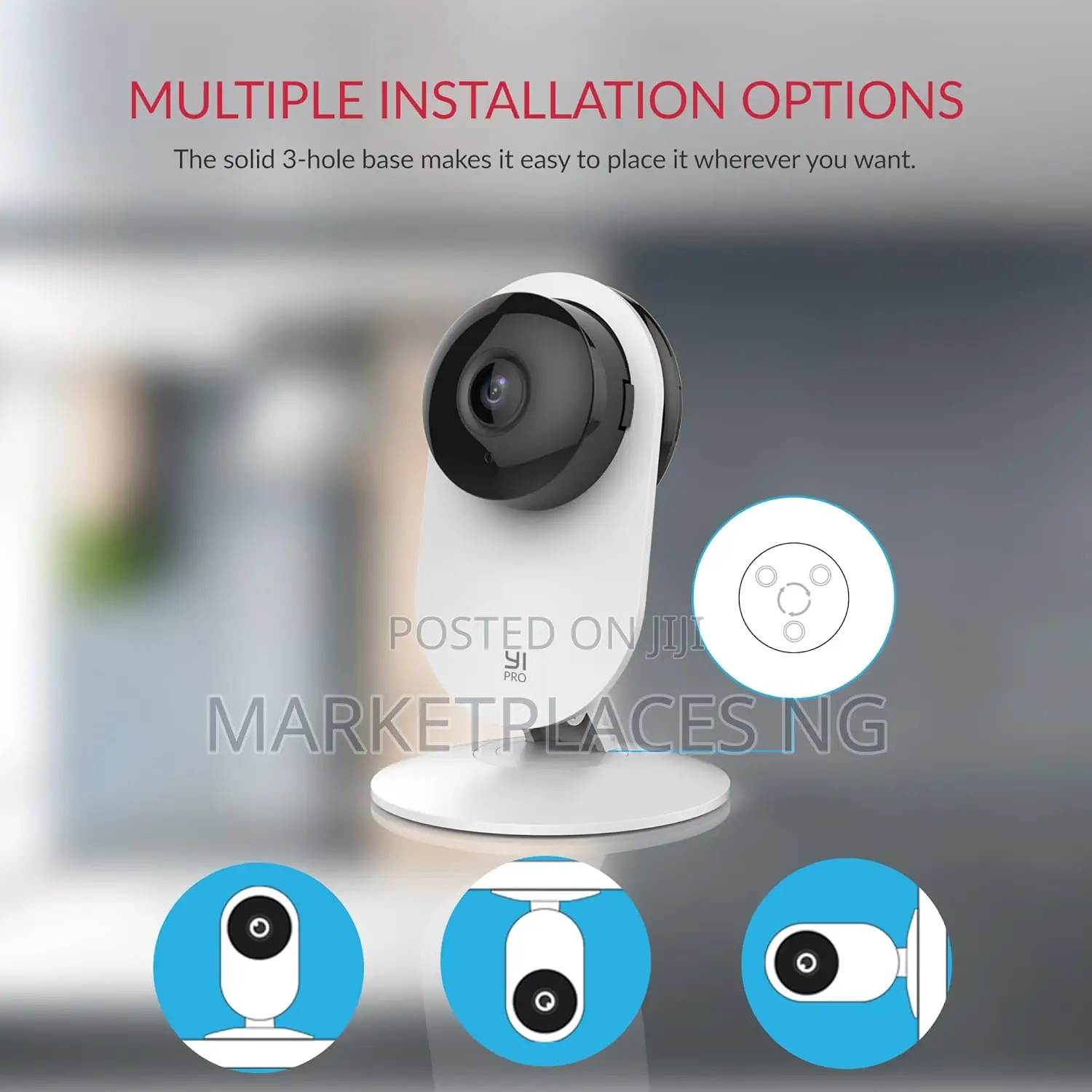 YI Pro Home Security Camera With Smart Detection App