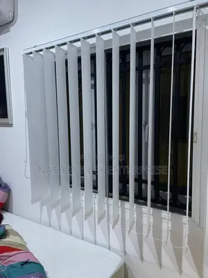 White Vertical Blinds(Fabric)